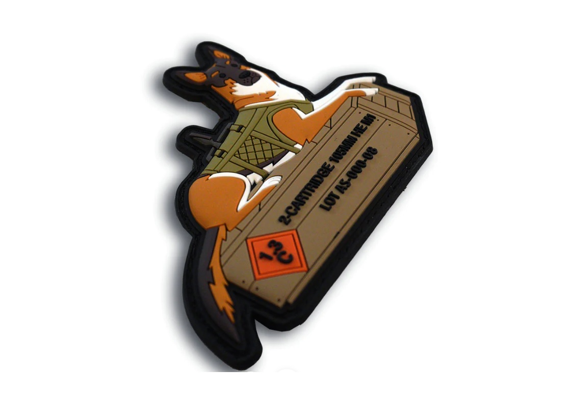 PATCH GERMAN SHEPARD TACTICAL DOG - 2 | YEO